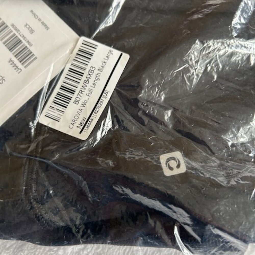Carovia Workout Leggings Black Large NWT - Picture 4 of 11